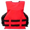 Kemp 16" Red and Black Inflatable Universal Vest with Lock, Youth - 2 of 3