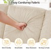Buenhomino 3 Seater Couches for Living Room, 71" Modern Corduroy Sofa with Hidden Storage Beige Small Couches for Apartment, Small Spaces, Home Office - 3 of 4