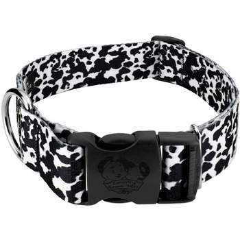 Country Brook Petz 1 1/2 Inch Deluxe Dairy Cow Dog Collar