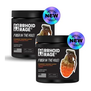 Rrhoid Rage Fiber and Magnesium Gummies - 1 of 4