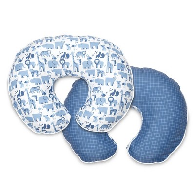 Boppy Original Nursing Pillow Cover - Blue Zoo