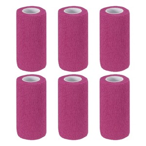 Unique Bargains Self-Adhesive Elastic Breathable Athletic Tapes 6 Rolls - 1 of 4