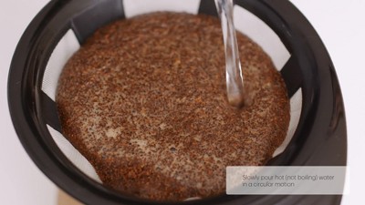 17 oz. Camel Cork Pour Over Coffee Maker with Stainless Steel Filter