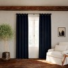 Archaeo Light Filtering Cotton Blend Button Tab Top Curtain Panel - 3 of 4