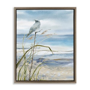 Stupell Industries Bird on Beach Shore, 17" x 21" - 1 of 4