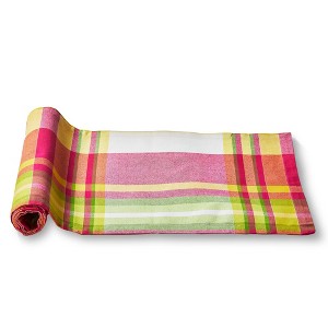 tag Lemoncello Plaid Runner - 1 of 3
