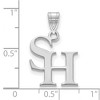 Black Bow Jewelry 14k White Gold Sam Houston State Bearkats NCAA Medium Pendant - 2 of 3