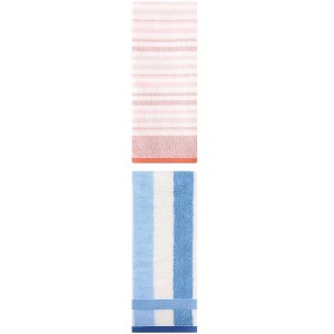 REGALWOVEN Striped Pattern Cotton Bathroom Hand Towels for Home Decor 13" x 29"/13" x 27" 2 Pcs - 1 of 4
