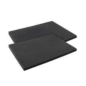 SuperSliders 2pk Anti-Skid Assorted Black Rubber Gripper Pads - 1 of 4
