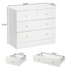 KTMBDW Modern 4-Drawer Dresser for Bedroom,Living Room - 3 of 4