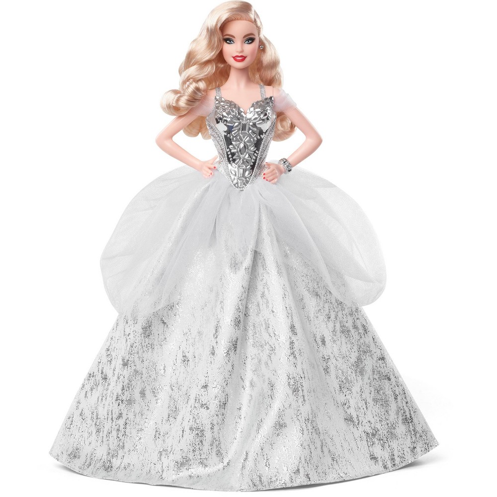 UPC 887961959154 product image for Barbie Signature 2021 Holiday Collector Doll - Wavy Blonde Hair | upcitemdb.com