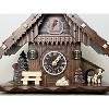 Chalet desktop cuckoo clock 8.5 inch with 12 melody quartz movement, hourly cuckoo for shelves or mantel By River City Clocks - 2 of 4
