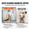 VEVOR Dust Barrier Poles, 12 Ft Barrier Poles, Dust Barrier System with 4 Telescoping Poles, Carry Bag and 32.8x13.12 Ft Plastic Film, Silver - 4 of 4