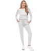 Women's 2 Piece Lounge Set - White Mark - 2 of 3