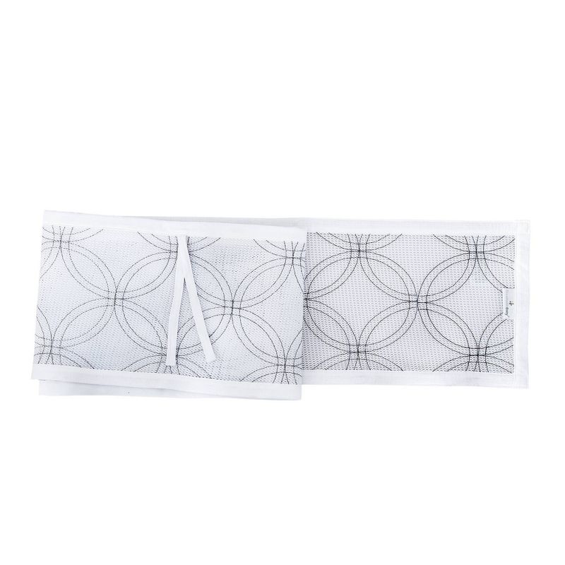 BreathableBaby Breathable Mesh Crib Liner - Deluxe Embroidered Collection, 4 of 6