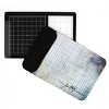 Tim Holtz Travel Glass Cutting Mat - Portable Work Surface with 8x8 Measuring Grid and Palette for Mixed Media - Art Supplies with Carry Case - 3 of 4