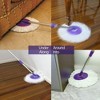 Renew Your Spin Mop: Microfiber Replacement Heads - Universal Fit for Hurrica, Mopnad, Cassabel 360° Systems - 2 of 4