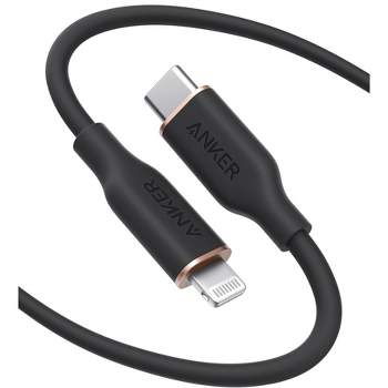Anker PowerLine III Flow USB-C with Lightning Connector 6ft - Black