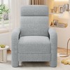 Lyngins Modern Upholstered Recliner Chair with Push Back & Footrest,Single Sofa Accent Chair for Living Room,Bedroom - 2 of 4