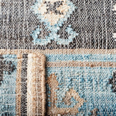Kilim KLM754 Hand Woven Area Rug - Blue/Ivory - 8'x10' - Safavieh.