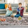 Living Room Rug Vintage  Washable Rug Non Slip Distressed Floor Cover Low Pile Ultra-Soft Carpet for Bedroom Office - 3 of 4