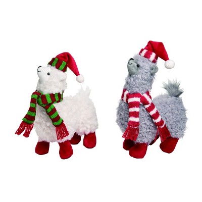 christmas llama stuffed animal