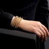 Ross-Simons Italian 6mm 18kt Gold Over Sterling Bead Stretch Bracelet - 4 of 4