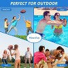 Jasonwell 2-Pack Waterproof Pool Footballs - Strong Grip, Durable Fun for Beach, Lake & Backyard Play – Kids to Adults - 2 of 4