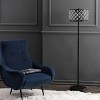 60" Crystal/Metal Elizabeth Floor Lamp (Includes LED Light Bulb) Bronze - JONATHAN Y - 3 of 4