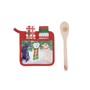 C&F Home Snow Labs Potholder Gift Set - 1 of 4