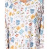 Gilmore Girls Womens' Luke's Diner Stars Hollow Sleep Lounge Union Suit White - 2 of 4