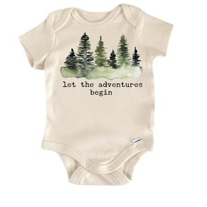 Adventure Begins - Baby Boy Girl Clothes Infant Onesie® Funny Cute Newborn GS1 BBY - 1 of 4