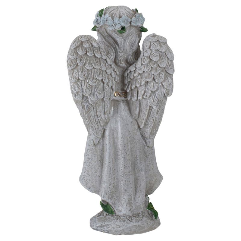 Northlight 10" Angel Standing in Prayer Outdoor Garden Statue, 3 of 6