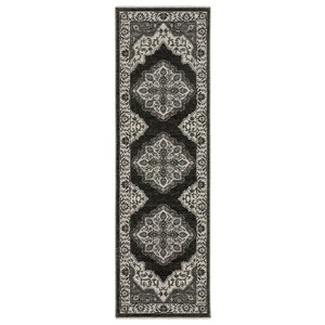 Oriental Weavers Chamberlain CH05C Charcoal/ Ivory Indoor Area Rug - 2'3" x 7'6" - 1 of 4