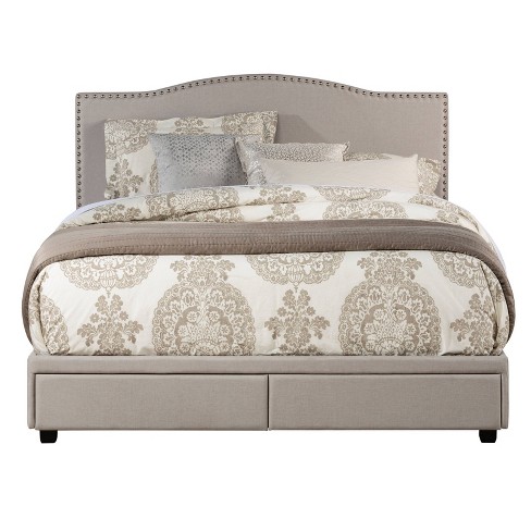 Kiley Upholstered Storage Bed Gray Hillsdale Furniture Target