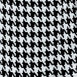 white houndstooth