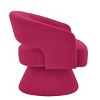 Modern 360° Swivel Accent Chair Armchair Comfy Velvet Swivel Barrel Chair For Living Room Bedroom,Lounge Chair With Open Backrest-Cuddlewood - 4 of 4