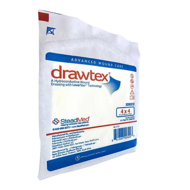 Drawtex Hydroconductive Wound Dressing, 4x4, 1 Count, 1 Pack, 3 of 5