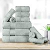 Luxury Cotton Heavyweight Solid Plush Towel Set by Blue Nile Mills - 2 of 4