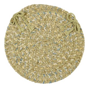 Colonial Mills West Bay - Celery Tweed Chair Pad Set (4) - 1 of 1