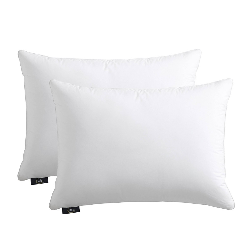 Photos - Pillow Serta Jumbo 2pk HeiQ Cooling Softy-Around Feather And Down   