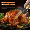WHALL Meat Thermometer, Waterproof  Ultra-Fast Instant Read Food Thermometer, LCD Digital Display, Steak Temperature Probe - 3 of 4