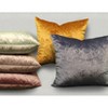 20"x20" Oversize Embossed Panne Velvet Square Throw Pillow - Edie@Home - 4 of 4