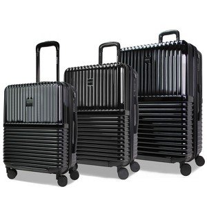 World Traveler Dejuno Tonal 3-Piece High-Quality Polycarbonate Lightweight Hardside Expandable Spinner Luggage Set with TSA Lock - 1 of 4