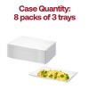 Smarty Had A Party 9" x 13" Clear Rectangular Plastic Serving Trays - 24 pcs - 3 of 4