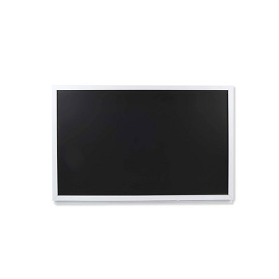 Eco-Friendly White Engineered Wood 36" Wall-Mounted Murphy Desk with Chalkboard