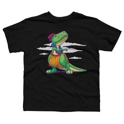 Boy's Design By Humans Hula Rex By paxdomino T-Shirt