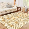 Area Rug, Anti Slip, Washable Area Rug, Pet Friendly, Faux Cashmere Modern Carpet for Living Room Bedroom - 2 of 4