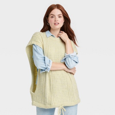 Women's Knit Vest - Universal Thread™ Green One Size