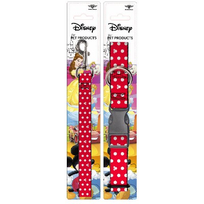Disney Minnie - Buckle-Down Dog Leash & Collar Set - L